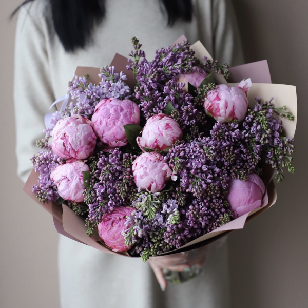 Peony with Lilac - Размер M